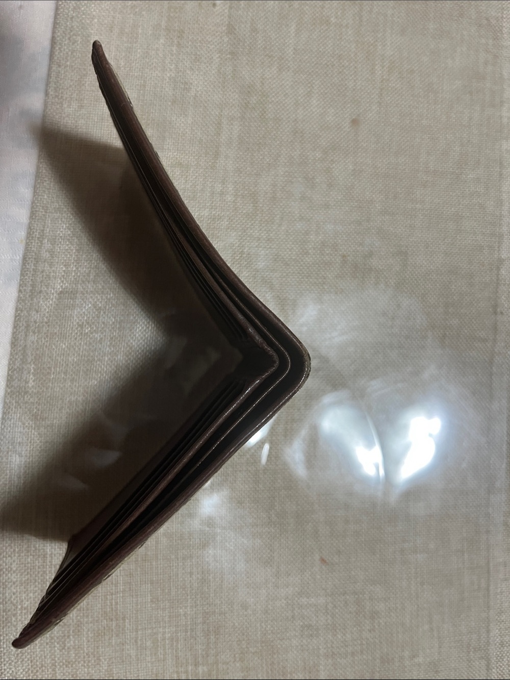 Gucci Brown Leather Men's Card Holder Wallet